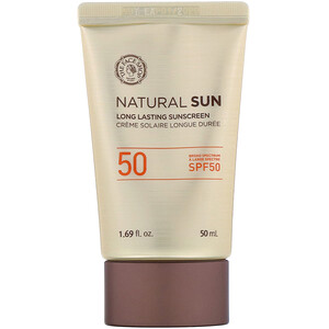 Отзывы о Зе Фасе Шоп, Natural Sun, Long Lasting Sunscreen, SPF 50, 1.69 fl oz (50 ml)