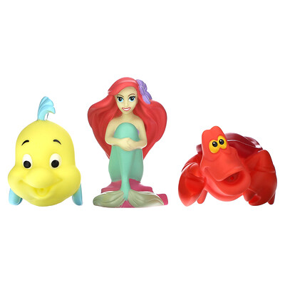The First Years, Disney Princess Ariel, Bath Squirt Toys, 6M+, 3 Pack