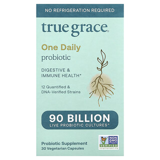 True Grace, One Daily Probiotic, 30 Vegetarian Capsules