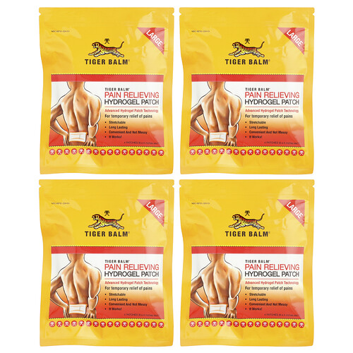 Tiger Balm Tiger Balm Patches Pain Relieving Patch Large 8x 4 4 count 220702
