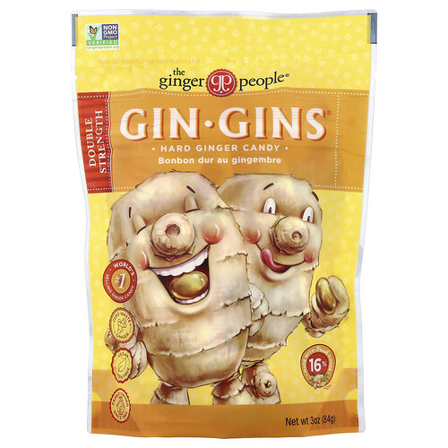 The Ginger People, Gin Gins®, Hard Ginger Candy, 3 oz (84 g)