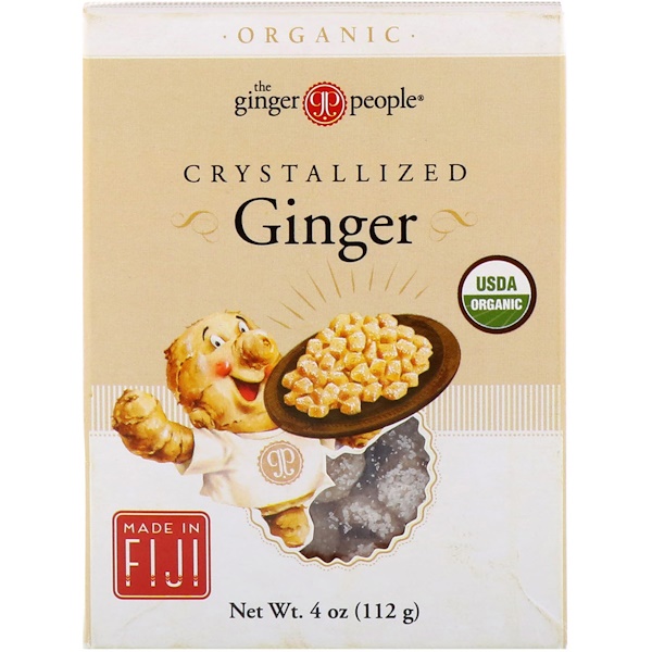The Ginger People, Organic Crystallized Ginger, 4 oz (112 g) iHerb