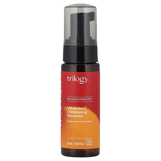 Trilogy, Mousse nettoyante à la vitamine C, 50 ml