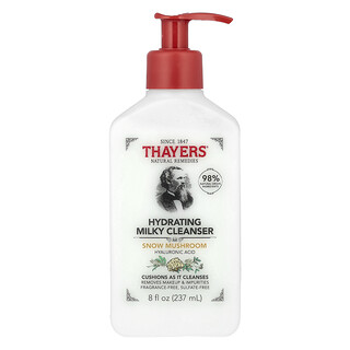 Thayers, Lait nettoyant hydratant, Champignon glacé, Sans parfum, 237 ml