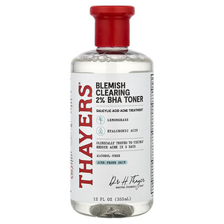 Thayers, Tonique anti-imperfections au 2 % de BHA, Sans alcool, 355 ml