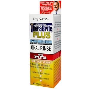 Отзывы о ТераБрет, TheraBrite Plus, Ultra Whitening Oral Rinse, Alcohol Free, Refreshing Natural Flavor,16 fl oz (473 ml)