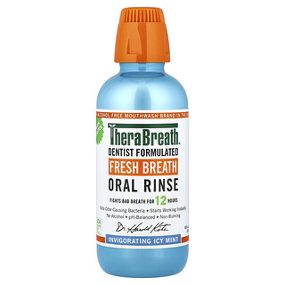 TheraBreath, Fresh Breath Oral Rinse, Invigorating Icy Mint, 16 fl oz (473 ml)