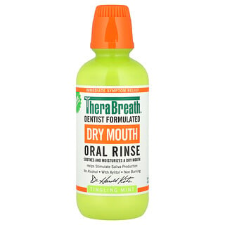 TheraBreath, Dry Mouth Oral Rinse, Tingling Mint, 16 fl oz (473 ml)