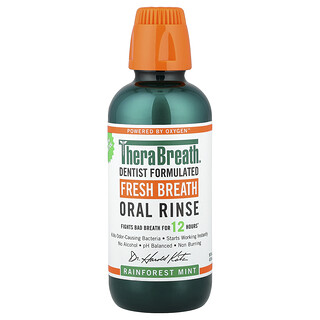 TheraBreath, Hálito Fresco, Enxágue Oral, Hortelã da Floresta Tropical, 473 ml (16 fl oz)