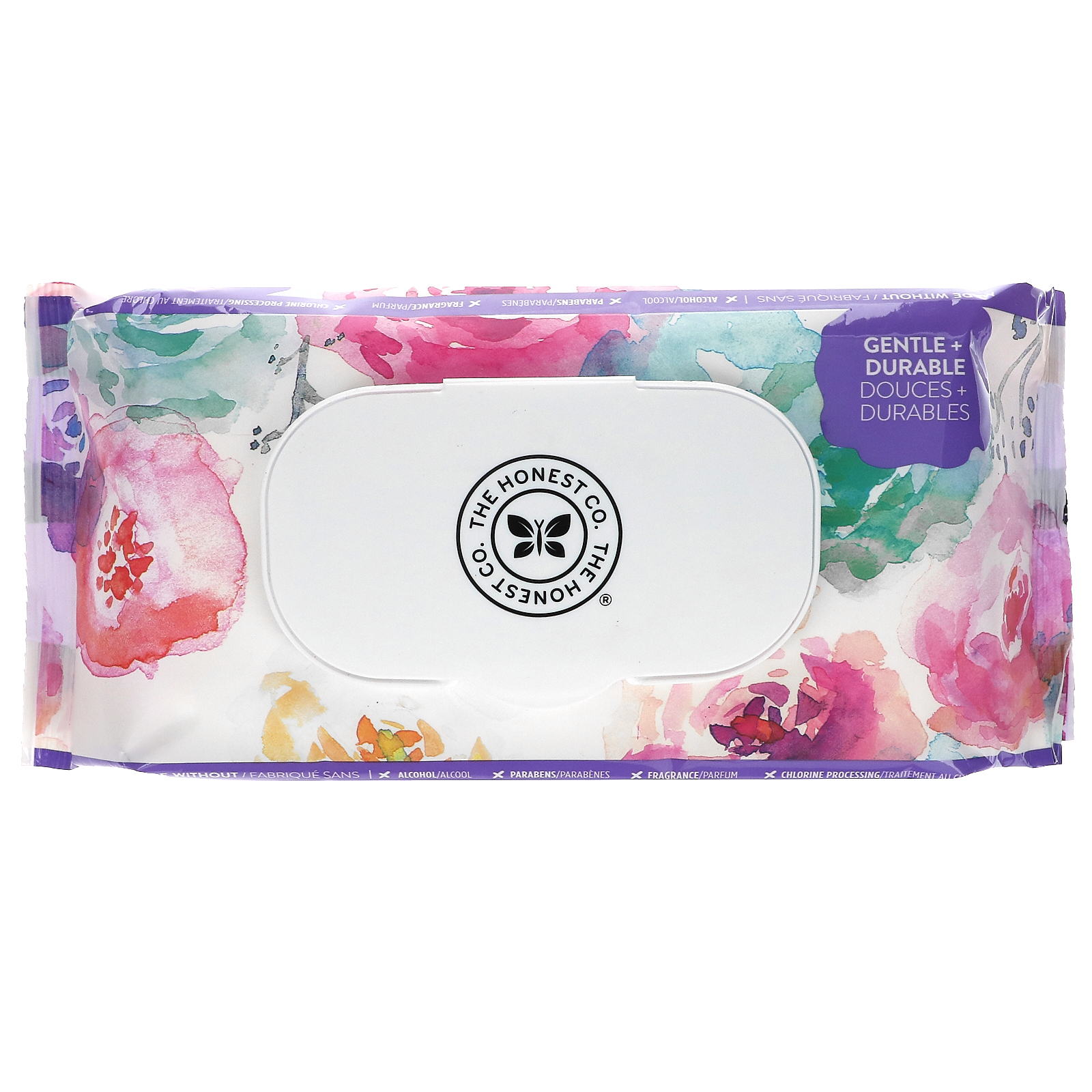 The Honest Company, PlantBased Wipes, Rose Blossom, 72