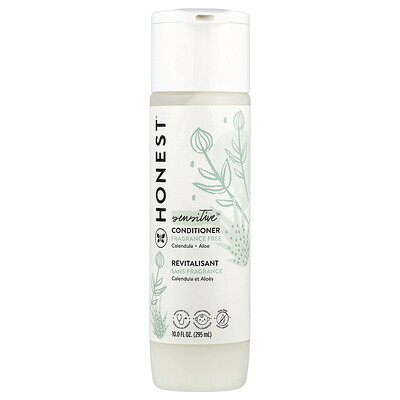Photos - Hair Product HONEST The  Company, Sensitive™ Conditioner, Fragrance Free, 10 fl oz  THC-02397 (295 ml)