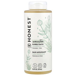 The Honest Company, Sensitive, pjenušava kupka, bez mirisa, 355 ml