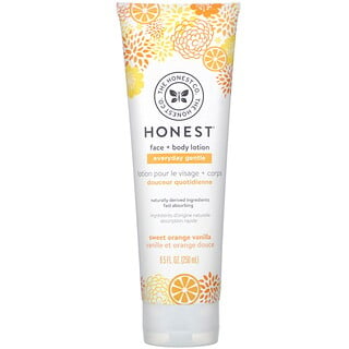 The Honest Company, 每日溫和，面霜+身體乳，甜橙香草，8.5 液量盎司（250 毫升）