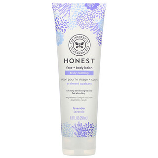 The Honest Company, 面部身體兩用深徹舒緩保濕乳，薰草味，8.5 液量盎司（250 毫升）