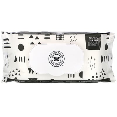 The Honest Company Plant-Based Wipes, Pattern Play, 72 Wipes
