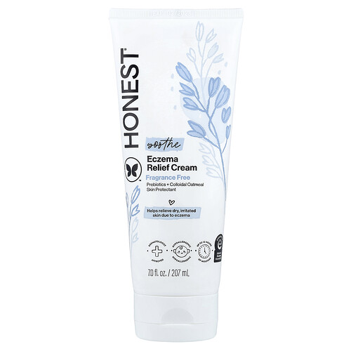 The Honest Company, Soothe Ekzem Relief Cream, Creme zur Linderung von Ekzemen, ohne Duftstoffe, 207 ml (7 fl. oz.)