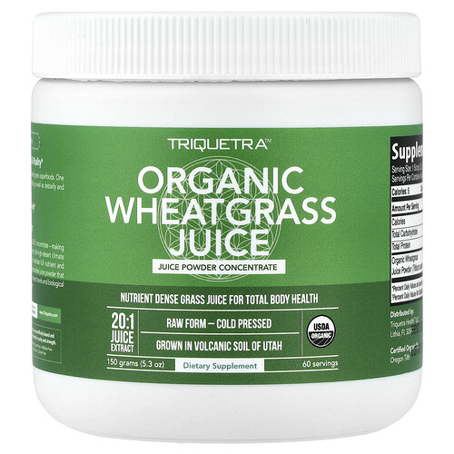 Organic Wheatgrass juice