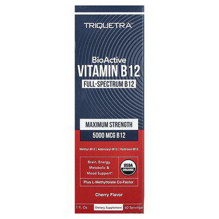 Triquetra Health, BioActive Vitamin B12, Cherry, 1 fl oz