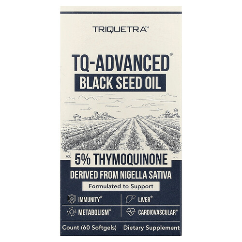 Triquetra Health TQ-Advanced® Black Seed Oil, 60 Softgels