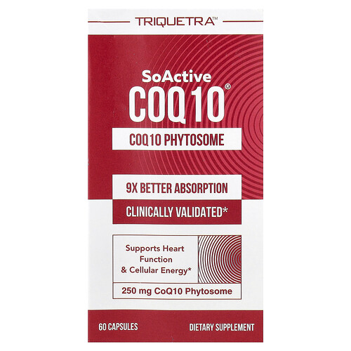 Triquetra Health, SoActive CoQ10®, 250 mg, 60 Capsules