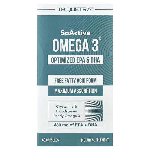 Triquetra Health, SoActive Omega 3®, 60 Capsules