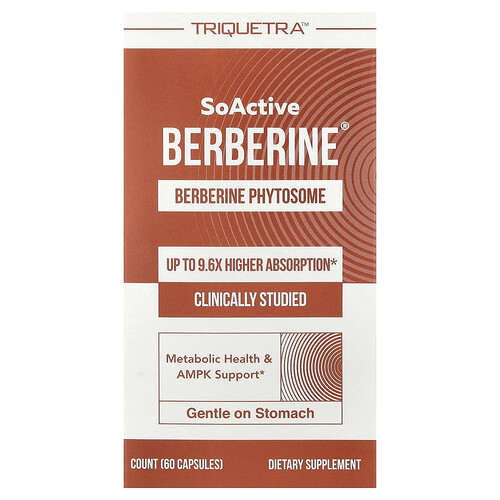 Triquetra Health, Berberina SoActive®, 60 cápsulas