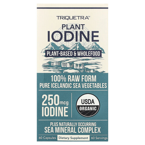 Triquetra Health Plant Iodine, 60 Capsules