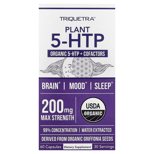 Triquetra Health Plant 5-HTP, 60 Capsules