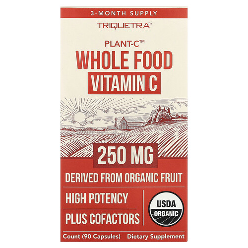 Triquetra Health Plant-C™ Whole Food Vitamin C, 90 Capsules