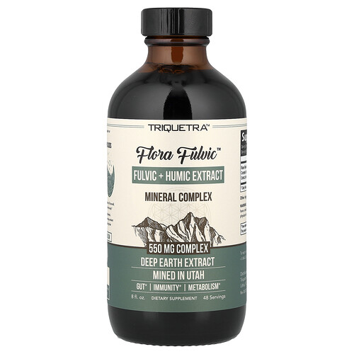 Triquetra Health Flora Fulvic™, Fulvic + Humic Extract, 8 fl oz