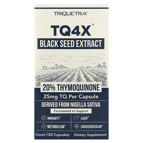 Triquetra Health TQ4X®, Black Seed Extract, 120 Capsules