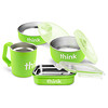 Think, Thinkbaby، مجموعة التغذية كاملة خالية من BPA، خفيف الأخضر، 1 مجموعة