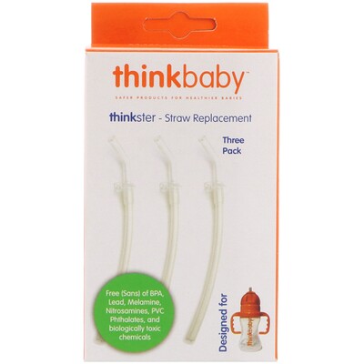 Thinkbaby, Thinkster, Straw Replacement, 3 Pack