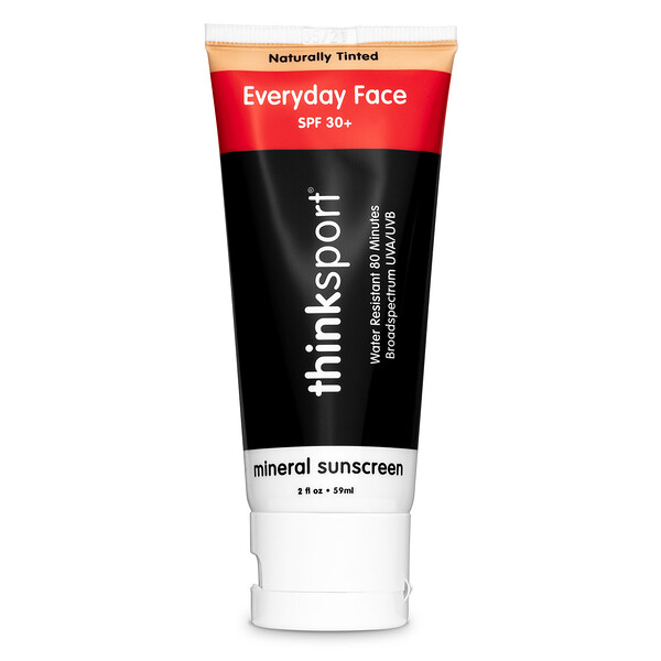 Think‏, Thinksport, EveryDay Face, SPF 30+, Naturally Tinted, 2 oz (59 ml)