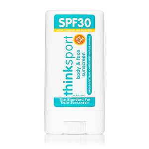Синк, Thinksport, Face & Body, Sunscreen Stick, For Kids, SPF 30, .64 oz (18.4 g) отзывы покупателей