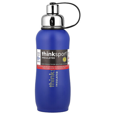 think  Thinksport™  Insulated Sports Bottle  Blue  25 oz (750 ml)