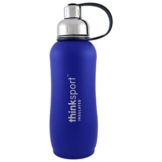 Think, Thinksport，隔热运动水瓶，蓝色，25盎司（750毫升）