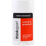 Отзывы о Thinksport, натуральный дезодорант, смородина и грейпфрут, 2,9 унц. (85,8 мл)