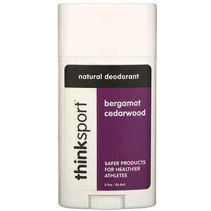 Отзывы о Синк, Thinksport, Natural Deodorant, Bergamot Cedarwood, 2.9 oz (85.8 ml)
