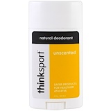 Отзывы о Thinksport, натуральный дезодорант, без запаха, 2,9 унции (85,8 мл)
