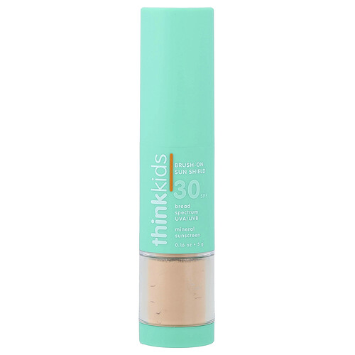 think, Kids, Brush-On Sun Shield, 30 SPF, Fragrance Free, 0.16 oz (5 g)