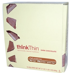 Отзывы о ТинкТин, Dark Chocolate, 10 Bars, (60 g) Each