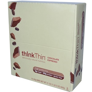 Отзывы о ТинкТин, Chocolate Espresso, 10 Bars, 60 g Each