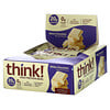 ThinkThin(シンクシン), 高タンパクプロテインバー、ホワイトチョコレート、10本、各60 g