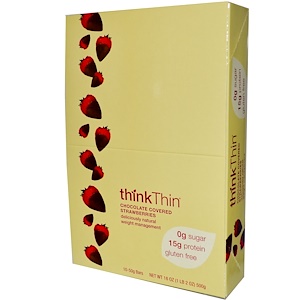 ТинкТин, Chocolate Covered Strawberries, 10 Bars, (50 g) Each отзывы