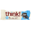 Think !, 高蛋白營養條，餅乾和奶油，10條，每條2.1盎司（60克）