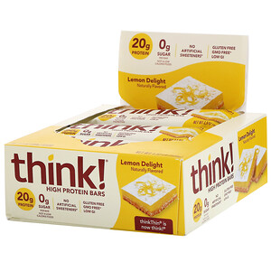 Отзывы о ТинкТин, High Protein Bars, Lemon Delight, 10 Bars, 2.1 oz (60 g) Each