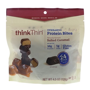 Отзывы о ТинкТин, Unwrapped Protein Bites, Salted Caramel, 4.5 oz (128 g)