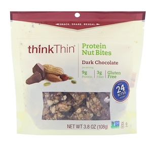 Отзывы о ТинкТин, Protein Nut Bites, Dark Chocolate, 3.8 oz (108 g)
