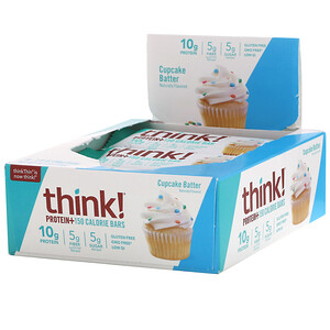 Отзывы о ТинкТин, Protein+ 150 Calorie Bars, Cupcake Batter, 10 Bars, 1.41 oz (40 g) Each